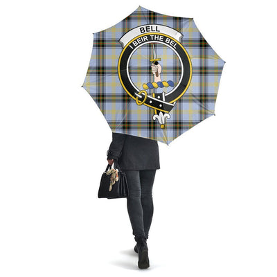 Clan Bell of the Borders Tartan Crest Umbrella