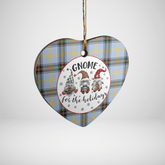 Clan Bell of the Borders Tartan Gnome Heart Ceramic Ornament BK72 Bell of the Borders Tartan Gnome Tartan Christmas