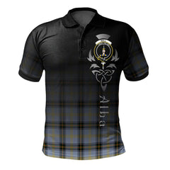 Clan Bell Tartan Polo Shirt - Alba Celtic Style VB36 Bell Tartan Tartan Polo