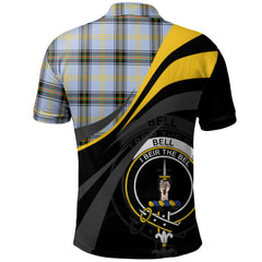 Clan Bell Tartan Polo Shirt - Royal Coat Of Arms Style FU43 Bell Tartan Tartan Polo