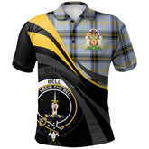 Clan Bell Tartan Polo Shirt - Royal Coat Of Arms Style FU43 Bell Tartan Tartan Polo