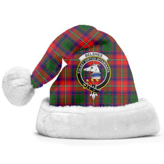 Clan Belshes Tartan Crest Christmas Santa Hat NQ28 Belshes Tartan Tartan Santa Hat