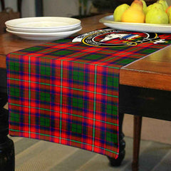 Clan Belshes Tartan Crest Table Runner Cotton VB58 Belshes Tartan Tartan Table Runner