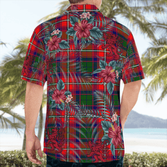 Clan Belshes Tartan Scottish Lion Hawaiian Shirt TF52 Belshes Tartan Tartan Hawaii Shirt