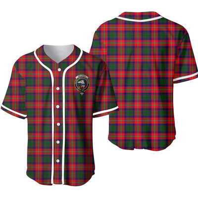Clan Belshes Tartan Unisex Baseball Jersey