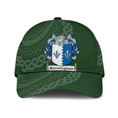 Clan Bermingham Coat Of Arms - Irish Family Crest St Patrick's Day Classic CapUN26 Classic Cap - Bermingham Coat Of Arms St Patrick's Day Classic Cap Irish Cap