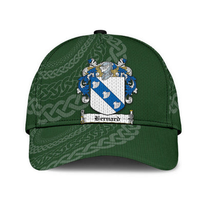 Clan Bernard Coat Of Arms - Irish Family Crest St Patrick's Day Classic Cap XW66