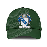 Clan Bernard Coat Of Arms - Irish Family Crest St Patrick's Day Classic CapXW66 Classic Cap - Bernard Coat Of Arms St Patrick's Day Classic Cap Irish Cap