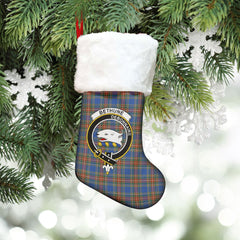 Clan Bethune Ancient Tartan Crest Christmas Stocking VF75 Bethune Ancient Tartan Tartan Stocking