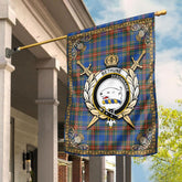Clan Bethune Ancient Tartan Crest Garden Flag - Celtic Thistle IV10 Clan Bethune Tartan Today