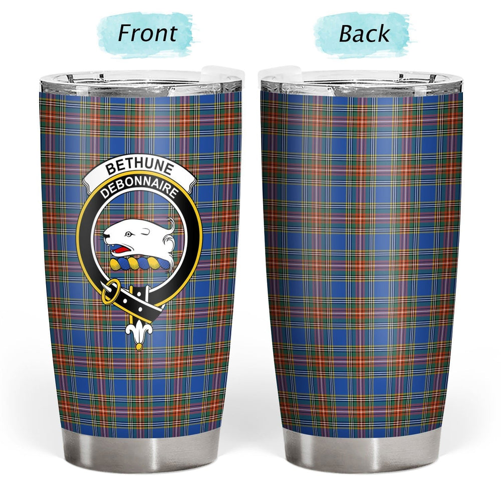 Clan Bethune Ancient Tartan Crest Tumbler AO52 Clan Bethune Tartan Today