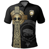 Clan Bethune Clan Unisex Polo Shirt - Celtic Tree Of Life PU11 Bethune Tartan Tartan Polo