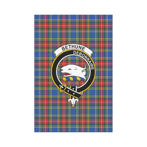 Clan Bethune Tartan Crest Garden Flag AM91 Clan Bethune Tartan Today