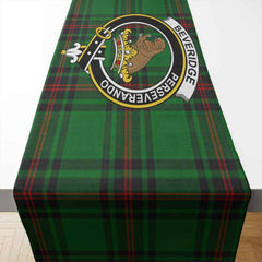 Clan Beveridge Tartan Crest Table Runner Cotton PB49 Beveridge Tartan Tartan Table Runner