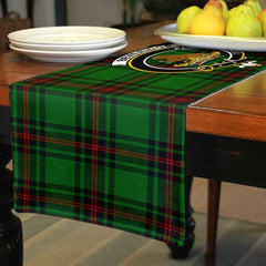 Clan Beveridge Tartan Crest Table Runner Cotton PB49 Beveridge Tartan Tartan Table Runner