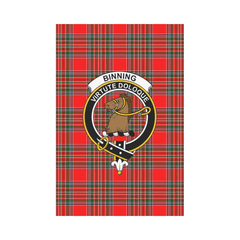 Clan Binning Tartan Crest Garden Flag BU34 Clan Binning Tartan Today