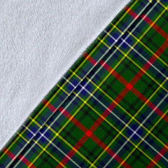 Clan Bisset Tartan Crest Blanket Wave Style HC58 Clan Bisset Tartan Today