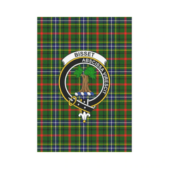 Clan Bisset Tartan Crest Garden Flag LE72 Clan Bisset Tartan Today