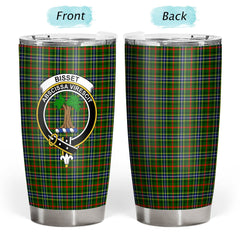 Clan Bisset Tartan Crest Tumbler ZV72 Clan Bisset Tartan Today