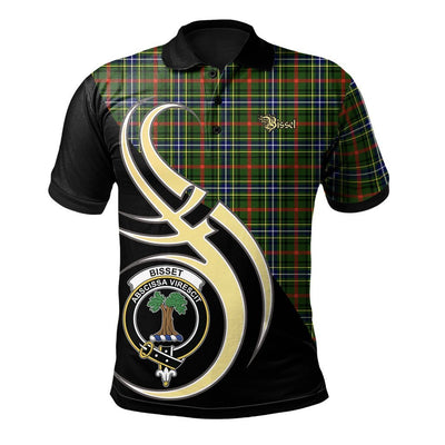 Clan Bisset Tartan Polo Shirt - Believe In Me Style