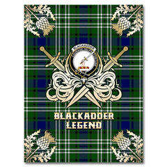 Clan Black adder Tartan Gold Courage Symbol Blanket XO86 Clan Black Watch Tartan Today