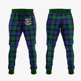 Clan Black Watch Modern Of Canada Tartan Crest Jogger Sweatpants UR10 Clan Hall Tartan Today