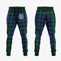 Clan Black Watch Modern Tartan Crest Jogger Sweatpants EF16 Clan Hall Tartan Today