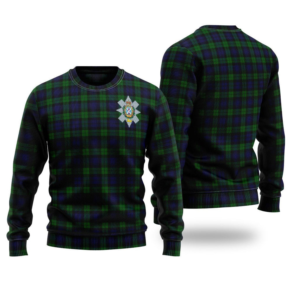Clan Black Watch Tartan Christmas Ugly Sweater UU85 Black Watch Tartan Tartan Sweater