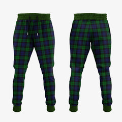 Clan Black Watch Tartan Crest Jogger Sweatpants FZ36 Clan Hall Tartan Today