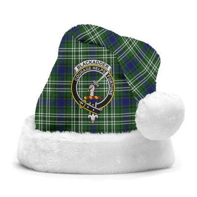 Clan Blackadder Tartan Crest Christmas Santa Hat