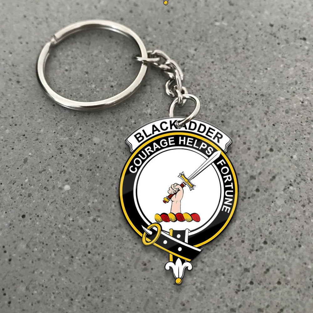 Clan Blackadder Tartan Crest Keychain XM46 Clan Blackadder Tartan Today