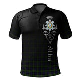 Clan Blackwatch 02 Tartan Polo Shirt - Alba Celtic Style PC50 Blackwatch 02 Tartan Tartan Polo