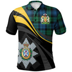 Clan Blackwatch Ancient Tartan Polo Shirt - Royal Coat Of Arms Style TI24 Blackwatch Ancient Tartan Tartan Polo