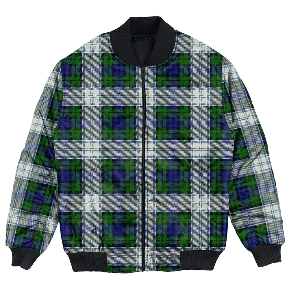 Clan Blackwatch Dress Modern Tartan Bomber Jacket UL91 Blackwatch Dress Modern Tartan Tartan Bomber Jacket