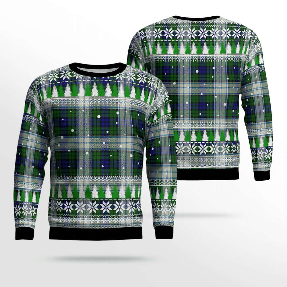 Clan Blackwatch Dress Modern Tartan Christmas Ugly Sweater SB20 Blackwatch Dress Modern Tartan Tartan Ugly Sweater
