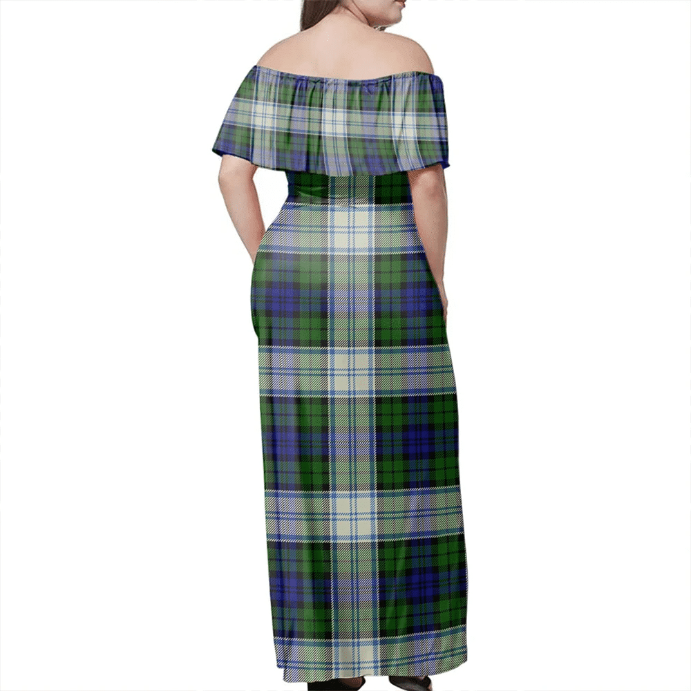 Clan Blackwatch Dress Modern Tartan Hawaii Dress YR69 Clan Black Watch Tartan Hawaii Dress