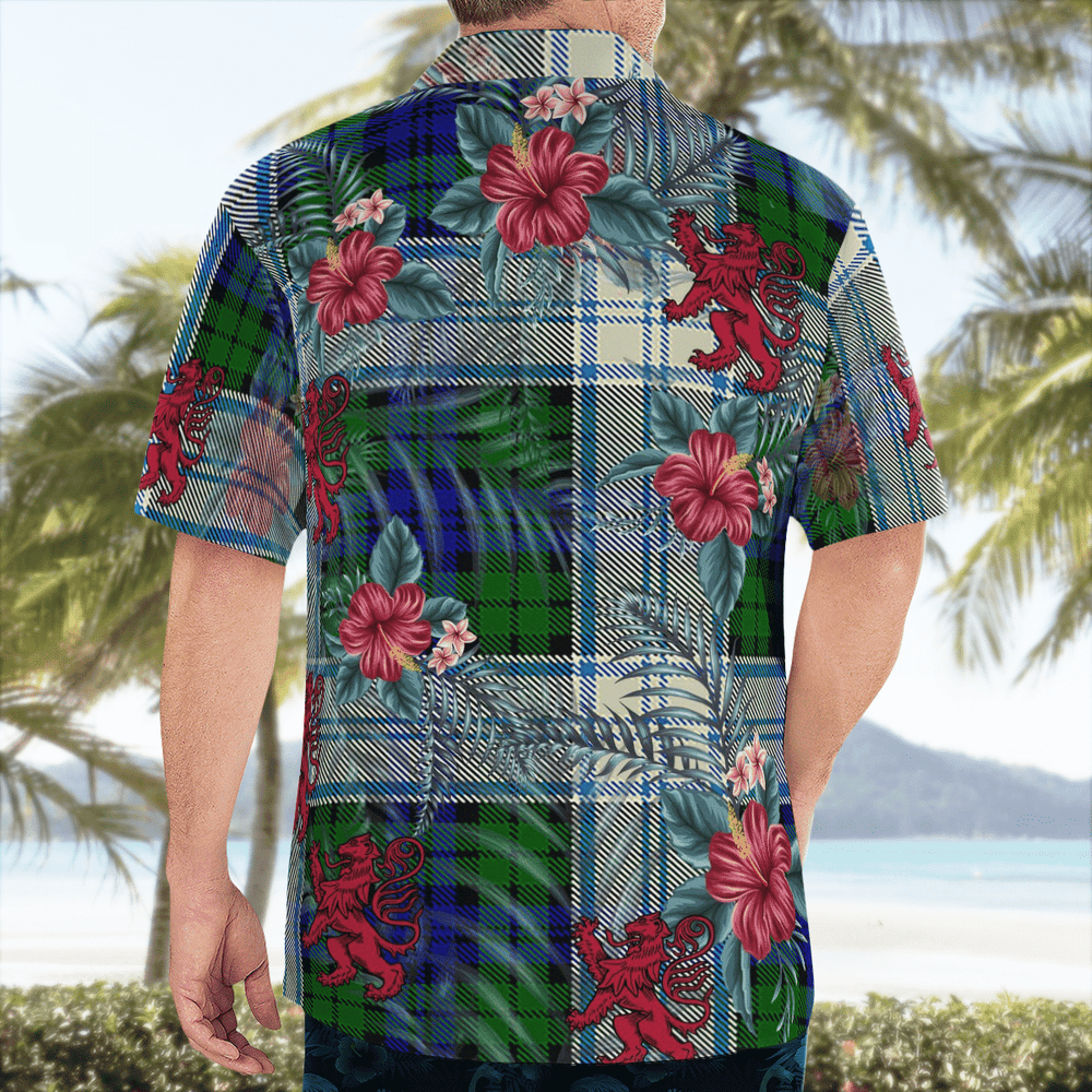 Clan Blackwatch Dress Modern Tartan Scottish Lion Hawaiian Shirt MR69 Blackwatch Dress Modern Tartan Tartan Hawaii Shirt