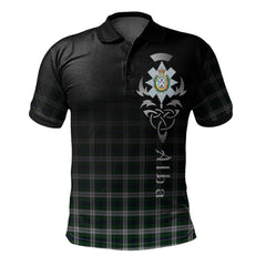 Clan Blackwatch Dress (Symmetrical) Tartan Polo Shirt - Alba Celtic Style OU19 Blackwatch Dress (Symmetrical) Tartan Tartan Polo