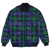 Clan Blackwatch Modern Tartan Bomber Jacket IU39 Blackwatch Modern Tartan Tartan Bomber Jacket