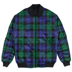 Clan Blackwatch Modern Tartan Bomber Jacket IU39 Blackwatch Modern Tartan Tartan Bomber Jacket