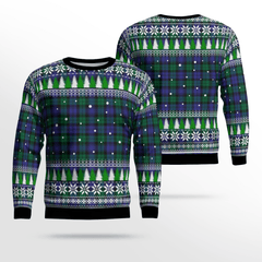 Clan Blackwatch Modern Tartan Christmas Ugly Sweater YE62 Blackwatch Modern Tartan Tartan Ugly Sweater