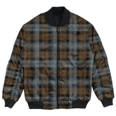Clan BlackWatch Weathered Tartan Bomber Jacket KU94 BlackWatch Weathered Tartan Tartan Bomber Jacket