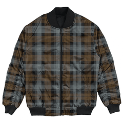 Clan BlackWatch Weathered Tartan Bomber Jacket KU94 BlackWatch Weathered Tartan Tartan Bomber Jacket
