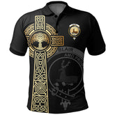 Clan Blair Clan Unisex Polo Shirt - Celtic Tree Of Life QW19 Blair Tartan Tartan Polo