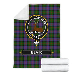 Clan Blair Family Tartan Crest Blanket 3 Sizes LY37 Clan Blair Tartan Today