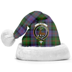 Clan Blair Modern Tartan Crest Christmas Santa Hat YI21 Blair Modern Tartan Tartan Santa Hat