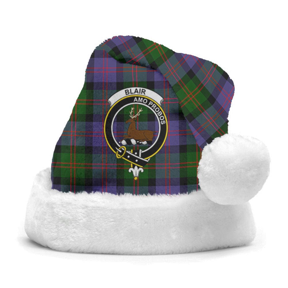 Clan Blair Modern Tartan Crest Christmas Santa Hat YI21 Blair Modern Tartan Tartan Santa Hat