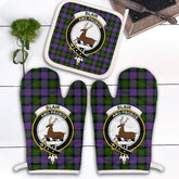Clan Blair Modern Tartan Crest Oven Mitt And Pot Holder (2 Oven Mitts + 1 Pot Holder) XG19 Clan Blair Tartan Today