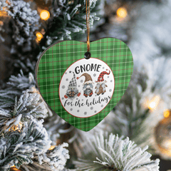 Clan Blane 1 Tartan Gnome Heart Ceramic Ornament KX98 Blane 1 Tartan Gnome Tartan Christmas