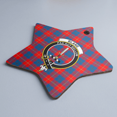 Clan Blane 2 Tartan Crest Star Ceramic Ornament UU74 Blane 2 Tartan Tartan Christmas
